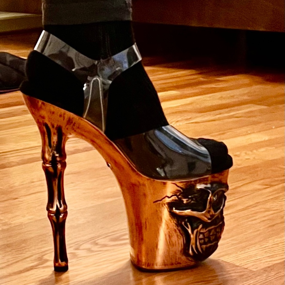 Pleasers Rapture  Light Up Platform Heels Size 9 - Picture 7 of 7